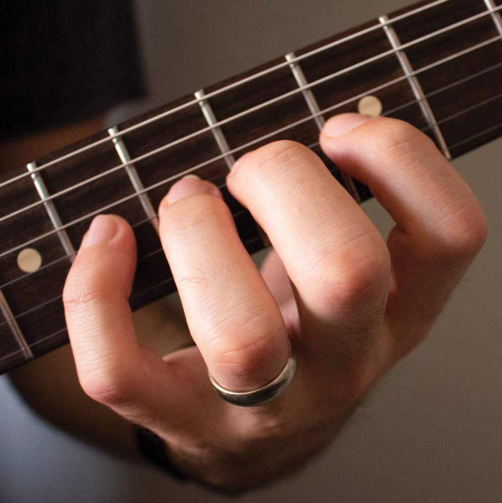Hand position front view