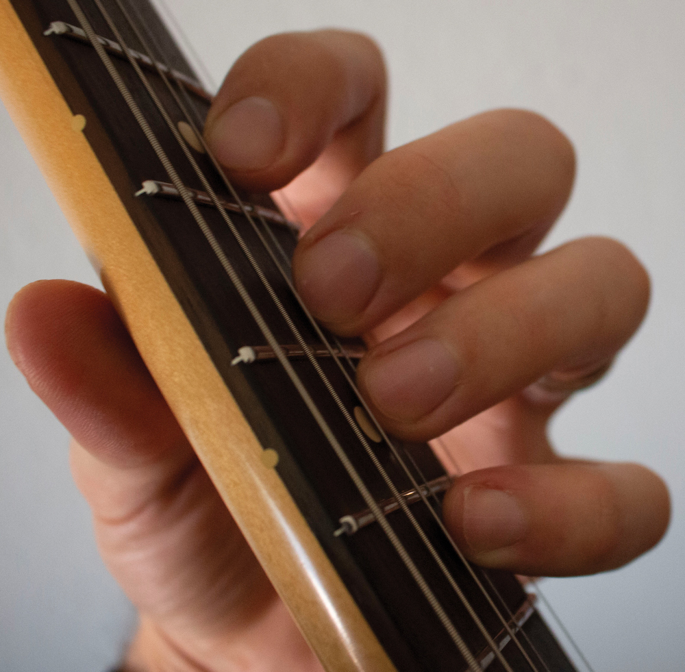 Hand position back view