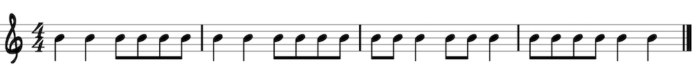 Rhythm practice 4